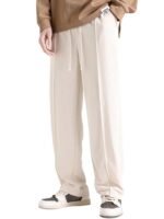 GRECIILOOKS Men's Lycra Cargo Track Pants – Loose Fit Joggers for Men | Korean Style Travel & Lounge Wear with Pockets (Available in Plus Size)