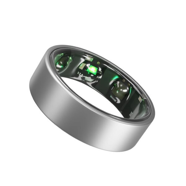 Gabit Smart Ring | Health Tracker, 7+ Day Battery | Sleep, Fitness, Nutrition, Stress | Buy Sizing Kit First | HRV, VO2 Max, 30+ Workout Modes | Smart Ring for Men & Women | Titanium, Matte Silver 13