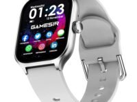 GameSir H18 Pro Smartwatch with Long Battery Life, 2.01" High-Resolution Screen, Bluetooth Calling, IP68 Waterproof, TFT Display, Luxury Design for Men & Women (Grey)