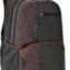 Gear Vintage Boxy Faux Leather Water Resistant Laptop Backpack, Black / Brown, L