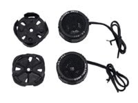 Generic S P 1.5Inch High Efficiency Dome Tweeter For Hi-Fi Car Stereo Component System Set Of 2 - Black, Bluetooth