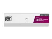 Godrej 1.5 Ton 5 Star| New Star rated| 5 Years Comprehensive Warranty | AI powered | 5-In-1 Convertible| Heavy Duty Cooling at 52 °C (AC 1.5T EC HIC 18J5TG WA, White)