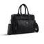HAMMONDS FLYCATCHER Genuine Leather Laptop Bag for Men - Office Bag - Fits Up to 15.6 Inch Laptop - Laptop Messenger Bags/Leather Bag for Men with Adjustable Shoulder Strap and Trolley Strap - Black