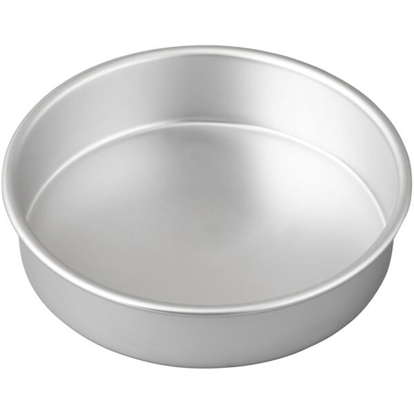 HAZEL 8 Inch Round Cake Mould | Aluminium Microwave Tray Oven OTG Baking Pan Cake Making Tools Non Stick Tin