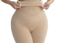 HSR Women Shapewear Shorts, High Waisted Shapewear for Women Tummy Control, Seamless Body Shaper Shorts Thigh Slimmer (Fits Waist : 30 to 39 Inch)
