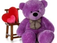 HUG 'n' FEEL SOFT TOYS 6 Feet Purple Giant Teddy Bear Soft, Plush,Cuddly Stuffed Animal for Kids, Birthdays, Anniversaries, Valentine's Day,Special Occasions Large Huggable