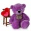HUG 'n' FEEL SOFT TOYS 6 Feet Purple Giant Teddy Bear Soft, Plush,Cuddly Stuffed Animal for Kids, Birthdays, Anniversaries, Valentine's Day,Special Occasions Large Huggable