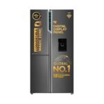Haier 592 L 3 Star Frost Free Expert Inverter Smart Sense AI enabled 3-Door Side by Side Refrigerator (HRT-683WGKU1, Graphite Black, Magic Convertible, In-built Water Dispenser, 2026 Model)