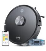 ILIFE A20 Pro Robot Vacuum Cleaner with Advanced LiDAR Navigation, Strong Suction, Customised Cleaning Up to 4500sft, 5200mAh, WiFi App, Alexa, GH, Ideal for Cats, Dogs Hair