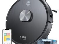 ILIFE A20 Pro Robot Vacuum Cleaner with Advanced LiDAR Navigation, Strong Suction, Customised Cleaning Up to 4500sft, 5200mAh, WiFi App, Alexa, GH, Ideal for Cats, Dogs Hair