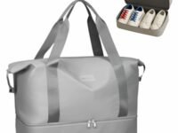 JD FRESH 1 Layer Nylon Duffle Bags/Convertible Travel Luggage/Waterproof Traveling Bag for Clothes/Foldable - Extendable Duffle Luggages for Men and Women(Grey)