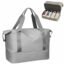 JD FRESH 1 Layer Nylon Duffle Bags/Convertible Travel Luggage/Waterproof Traveling Bag for Clothes/Foldable - Extendable Duffle Luggages for Men and Women(Grey)