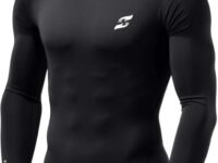 JUST CARE Polyester Unisex Compression Top Full Sleeve Slim Fit Tights Plain for Gym, Running, Cycling, Swimming, Cricket, Basketball, Yoga, Football, Tennis, Badminton