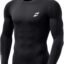 JUST CARE Polyester Unisex Compression Top Full Sleeve Slim Fit Tights Plain for Gym, Running, Cycling, Swimming, Cricket, Basketball, Yoga, Football, Tennis, Badminton