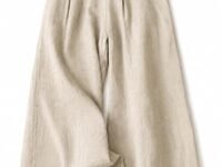 Jawdrobe Women’s Pure Cotton Flare Palazzo Pant | Wide Leg Trouser | Casual Office Wear | Relaxed Fit- Semi-Elastic High Waist