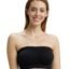 Jockey 1545 Women's Wirefree Padded Micro Touch Nylon Elastane Stretch Full Coverage Bandeau Bra with Removeable Pads and Detachable Transparent Straps