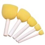 KABEER ART Yellow Sponge Dabber Set of 5 pc