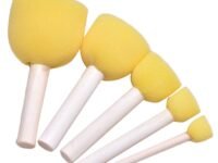 KABEER ART Yellow Sponge Dabber Set of 5 pc