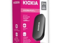 KIOXIA EXCERIA Plus G2 Portable 2TB / Up to 1,050MB/s Read 1000MB/s Write,MIL-STD Drop Tests, 256 AES Encryption, Photographers, Content Creators and Gaming,Smartphone,Mac Compatible External SSD
