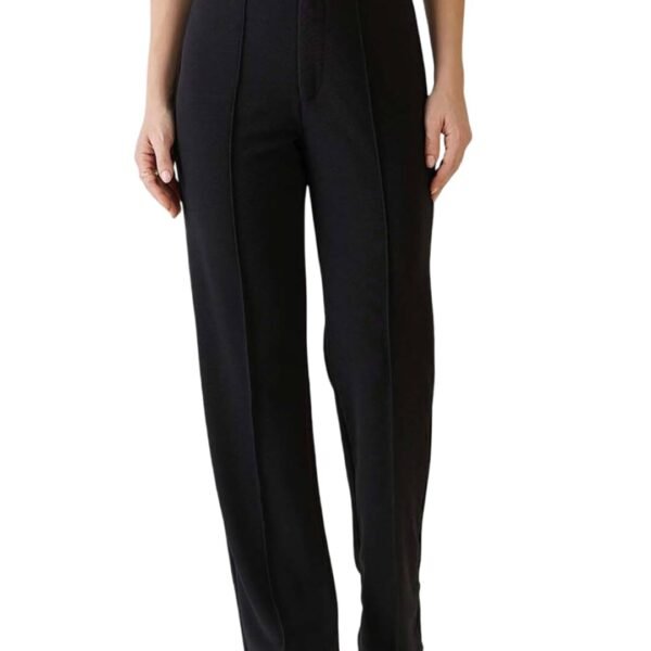 KOTTY Women Polyester Blend Solid Trousers