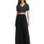 KOTTY Women's Wide-Leg Trouser|Palazzo Pants|High Waist Flowy Trousers with Drawstring|Lightweight Casual & Travel Wear|Women Trousers Pants