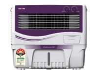 Kenstar COOLWAVE 60 L Air Cooler with Woodwool Cooling Media |5-star BEE Rating | 200 W|Purple & White