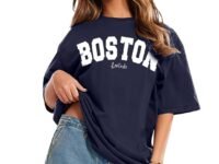 LEOTUDE Women Cottonblend Drop Shoulder Oversized Round Neck Half Sleeve