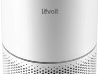 LEVOIT Air Purifier for Home Allergies and Pets Hair Smokers in Bedroom, H13 True HEPA Filter, 24db Filtration System Cleaner Odor Eliminators, Remove 99.97% Dust Smoke Mold Pollen, Core 300, White