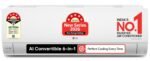 LG 1 Ton 5 Star, New star rated, Smart Inverter Split AC (Copper, AI Convertible 6-in-1 Cooling, Faster Cooling & Energy Saving, HD Filter with Anti-Virus Protection, Him Clean, AS-Q14YNZE, White)