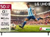 LG 126 cm (50 inches) U8 AI Series 4K Ultra HD (3840 x 2160) Smart webOS LED TV 50UA82006LA 2025