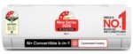 LG 2 Ton 3 Star,New star rated,Wi-Fi Enabled, Energy Manager+, DUAL Inverter Split AC (Copper, AI+ Convertible 6-in-1, Diet Mode+, 4 Way Swing, HD Filter with Anti-Virus Protection, AS-Q24EWXE, White)