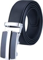 Labnoft Men's Auto Lock PU Leather Belt