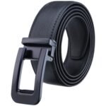 Labnoft Men's PU Leather Auto-lock Belt