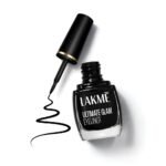 Lakme Ultimate Glam Eye Liner, Semi Matte, Quick drying, Water resistant & Smudgeproof Eye Liner, Black, 9ml