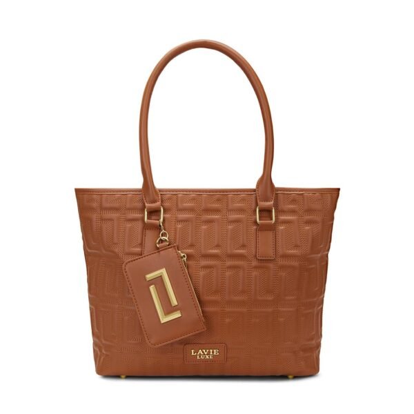 Lavie Luxe Women's Jemmy Pro Large Handbag | Fits Upto 14 Inch Laptop | Laptop Bag for Work | Ladies purse | Stylish Shoulder Bag | Gift for Women