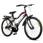 Leader Baymax 26T IBC Mountain Bicycle/Bike Without Gear Single Speed for Men - Ideal for 10+ Years (26T, Black)