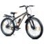 Leader Beast 26 x 300 IBC Single Speed Fat Bike/Cycle for Men with inbuilt Carrier | Hybrid Cycle/City Bike with Front Suspension & Dual Disc Brake Bicycle | Ideal for 10+ Years - Matt Black