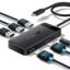 Lemorele USB C Laptop Docking Station, 6-in-1 Dual Display Adapter with 4K Dual HDMI for MacBook/Air（Supports AAA/ABB only）, HP, Dell, Surface, Windows