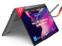 Lenovo Ideapad 5 2-in-1 13th Gen Intel Core i5-13420H (16GB RAM/512GB SSD/Windows 11/Office Home 2024/WUXGA IPS/14 (35.5cm)/Touchscreen 2-in-1/3Mon.Game Pass/Grey/1.6kg), 83KX0059IN Laptop