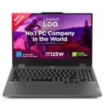 Lenovo LOQ 12th Gen Core i5-12450HX | NVIDIA RTX 3050 6GB (16GB RAM/512GB SSD/15.6" (39.6cm)/Windows 11/Office Home 2024/100% sRGB/Grey/2.4Kg), 83GS00LNIN Gaming Laptop