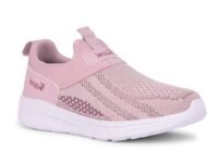 Liberty LEAP7X Blue & Peach Walking Shoes for Women - Knit-Mesh Slip-On