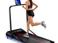 Lifelong 4.5HP Walking Pad Treadmill | Max Speed 10 km/h | LED Display | Under Desk Treadmill for Home Foldable | Walking Pad for Home Gym | Gym Equipment for Workout | 100 kg Capacity