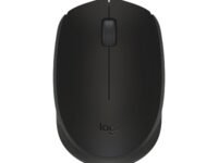 Logitech B170 USB Mouse,12-Months Battery Life, Ambidextrous, PC/Mac/Laptop - Black