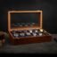 Luxury Watch Case Storage Collection, Watch box for men and women,Wrist Watch Display Box Organizer for Men and Women 12 Slots, Gift For Him,Christmas, Valentine;s Day, Dark Indian Rosewood Made