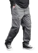Lymio Cargo for Men | Cotton Cargo Pant | Drawstring Waist Pant (Also Available in Plus Sizes) (46-49)