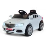 MEKASHI 12V Ride-On Car for Kids 1-4 Years, White