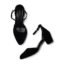 Marc Loire Women’s Pointed Toe Block Heel Fashion Sandals with Buckled Ankle Strap
