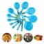 Measuring Spoons,12 Piece Plastic Measuring Cup and Spoon Set,Measuring Cups Stackable for Measuring Dry and Liquid Ingredients for Baking and Cooking