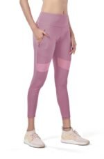 Mehrang Active Yoga Pants for Women Gym High Waist with Pocket, Tummy Control, Workout Pants 4 Way Stretch Yoga Leggings