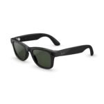 Meta Ray-Ban (Gen 2), Wayfarer, Shiny Black | Smart AI Glasses for Men, Women — 2X Battery Life — 3K Ultra HD Resolution — 12 MP Ultra-Wide Camera, Audio, Video — Transitions® Graphite Green Lenses